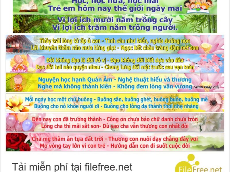 Tổng hợp file tải băng rôn phật giáo miễn phí