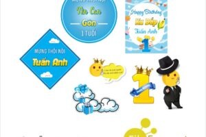 Tải file trang trí sinh nhật, hình chibi – file corel 12