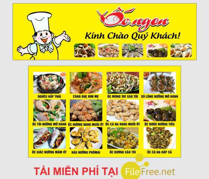 33 hình ảnh món ăn quán ốc kích thước lớn cho in ấn