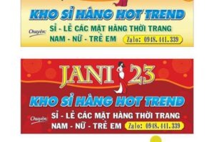 Bảng hiệu quần áo sỉ file corel miễn phí