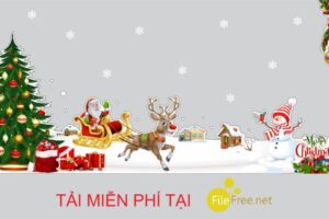 Chia sẻ file corel 12 decal trang trí cửa kính giáng sinh free