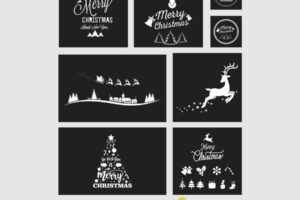 Tải file cắt decal trang trí giáng sinh miễn phí CR12