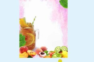 Background menu trà file corel tách nền tải miễn phí