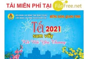 Background tết sum vầy file corel miễn phí