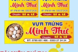 Bảng hiệu vựa trứng file corel tải miễn phí