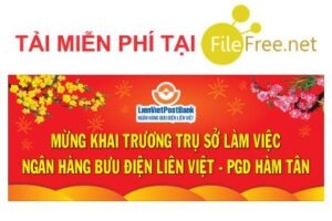 Băng rôn tết file corel vector tải miễn phí