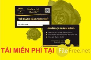 Card visit nail mi file corel tải miễn phí