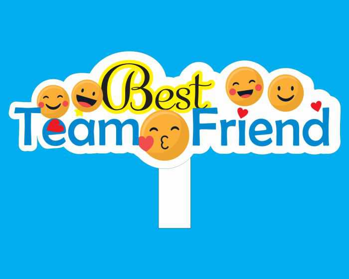 Hashtag "team best friend"