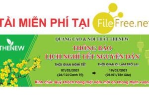 Băng rôn lịch nghỉ tết Tân Sửu file corel vector free