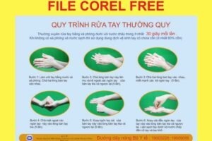 Quy trình rửa tay thường quy file corel x12 miễn phí