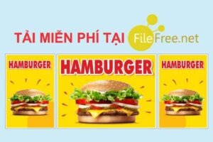Thiết kế xe hamburger file corel vector