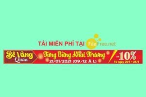 “Băng rôn khai trương vector” – quán bê thui file corel