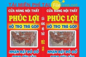 Bảng hiệu hộp đèn nội thất file corel vector free