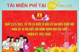 PANO BẦU CỬ VECTOR FILE CRD TẢI MIỄN PHÍ