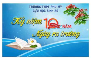 BACKGROUND KỶ NIỆM 10 NĂM RA TRƯỜNG CRD