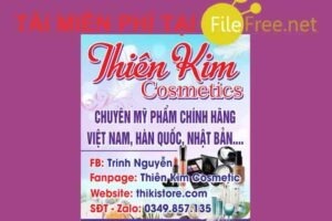 BẢNG HIỆU MỸ PHẨM CRD FREE