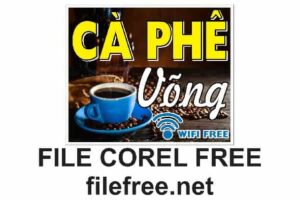 TẢI BẢNG HIỆU CÀ PHÊ CRD 12 FREE