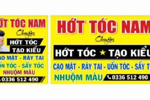 BẢNG HIỆU HỚT TÓC NAM VECTOR COREL FREE