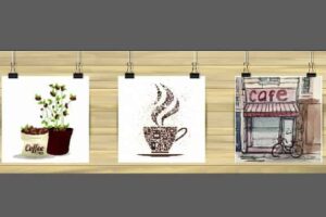 TẢI TRANH TREO TƯỜNG QUÁN CÀ PHÊ VECTOR