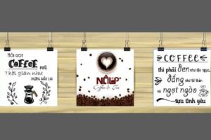 TRANH QUÁN CÀ PHÊ VECTOR TẢI MIỄN PHÍ