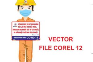 CHIBI ĐIỆN LỰC CHỐNG DỊCH VECTOR COREL 12