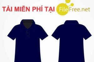 MOCKUP ÁO VECTOR CỔ ĐỨNG COREL FREE