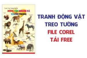 TRANH ĐỘNG VẬT VECTOR FILE COREL FREE