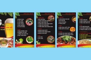 MENU QUÁN BIA VECTOR COREL FREE