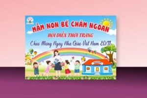 PHÔNG NỀN 20.11 MẦM NON VECTOR