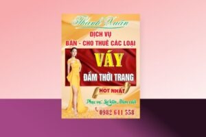 BẢNG HIỆU ĐẦY VÁY THỜI TRANG VECTOR