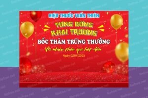 BACKGROUND KHAI TRƯƠNG FILE CRD