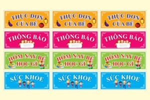 FILE BẢNG TIÊU ĐỀ MẦM NON COREL 12
