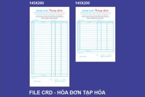 FILE HÓA ĐƠN TIỆM TẠP HÓA