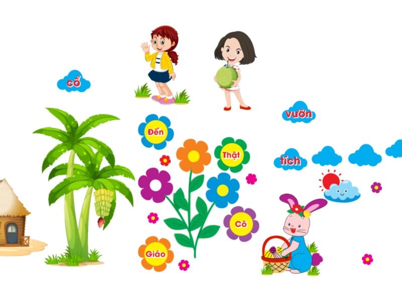 File trang trí lớp học mầm non crd