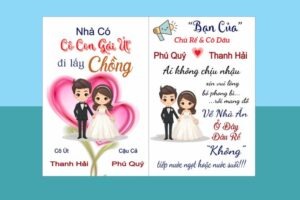 FILE BẢNG TÊN TRANG TRÍ ĐÁM CƯỚI