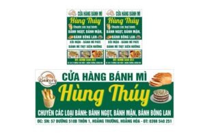MẪU BẢNG HIỆU BÁNH MÌ FILE COREL